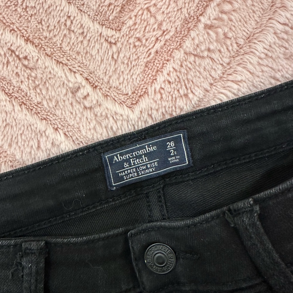 Abercrombie & Fitch Black Skinny Jeans - Picture 2 of 4